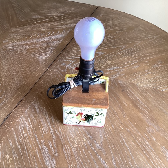 Lamp Made from Ceramic Salt Box - Picture 2 of 8